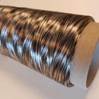 Twisted hybrid yarn FILAVA / 3K HT Carbon