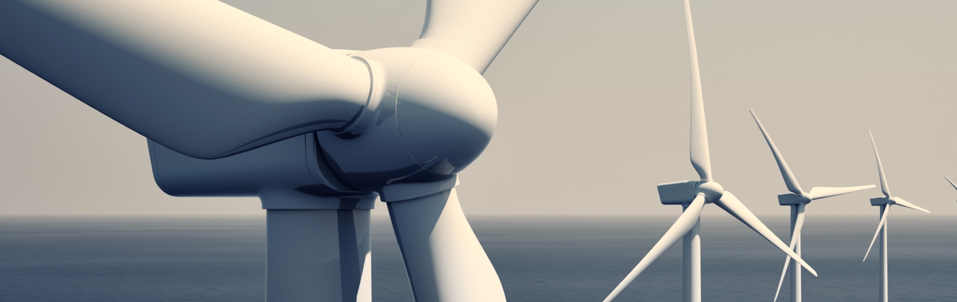 Windturbines On The Ocean